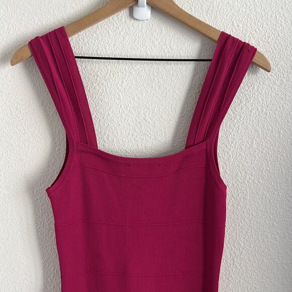 Guess Los Angeles Sleeveless Party Sheath Pink Dress Bondage Y2K 4 - Picture 9 of 11